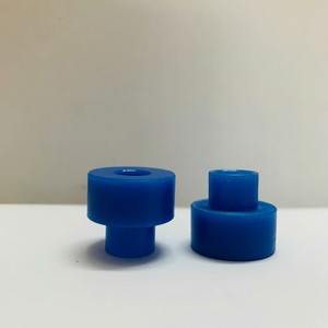 Blue MC Nylon Plastic Shaft Bushing Spacer Wear Resistant Precision Machined Industrial Nylon Component OEM Supplier - Product Image 1