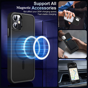 Nueva funda magnética para teléfono con protector de pantalla para <span class=keywords><strong>iPhone</strong></span> 15 14 13 <span class=keywords><strong>Pro</strong></span> <span class=keywords><strong>Max</strong></span> 12 <span class=keywords><strong>11</strong></span>, productos de Dropshipping, funda trasera <span class=keywords><strong>2023</strong></span> - Product Image 3