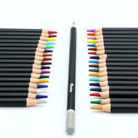 Crayons de couleur de qualité Bview Art Professionals, 36 couleurs, pour artistes adultes, crayons de couleur pour la coloration