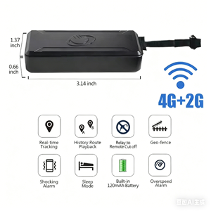 Dispositivo de Rastreo GPS 4G con Alarma de Geo-cerca en Tiempo Real y Función de Corte de Combustible para Camiones, Autos y Flotas - Product Image 2