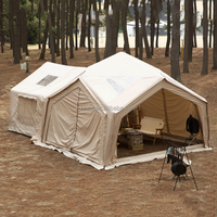 Tente gonflable de dôme de partie d'air de deux chambres de camping en plein air la plus récente à vendre