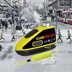 Lucchetto Elettronico Portatile per Bici con Allarme <span class=keywords><strong>Antifurto</strong></span> e Blocco Freno a Disco per Monopattini e Moto per Bambini - Product Image 2