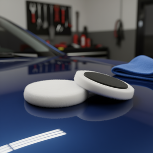 Discos de pulido de lana con velcro para detallado automotriz y acabado de superficies - Product Image 3