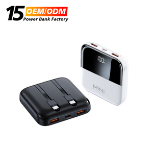 Powerbank Portatile OEM/ODM con Display Digitale USB C 20W, Ricarica <span class=keywords><strong>Super</strong></span> Veloce PD22.5W, Mini Power Bank 10000mAh - Product Image 1