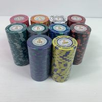 14G Standard Casino Personnalisé Jetons de Poker En Argile