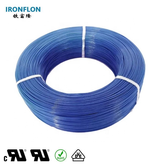 Factory UL10086 22AWG ETFE Insulated Flexible Wire High Temperature Single Core Tinned Copper Wires and Cables