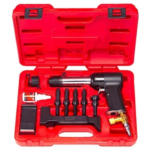 Kit de Martillo Remachador Neumático TY8214XK de 13 Piezas, Incluye Pistola Remachadora y Barras de Remachado, Acero Inoxidable 316, Estuche Rígido - Product Image 4