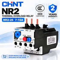 Penjualan Panas CHINT NR2-25 7-10A Relay Thermal Overload untuk Perlindungan Motor dan Kontrol Motor