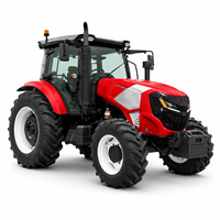 Tracteur agricole diesel 4x4 de 40 CV avec accessoires complets pour le champ – Approvisionnement direct usine