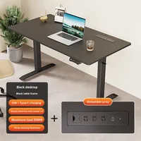 Escritorio Eléctrico Ajustable Zweal, Escritorio para Oficina en Casa, Escritorio Inteligente Ajustable para Oficina, Mesa de Madera con Doble Motor, Banco de Trabajo Minimalista