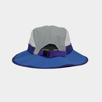Chapeau Bob Décontracté Personnalisé avec Logo, en Jersey, pour l'Extérieur, Anti-UV, à Large Bord avec Sangle Mentonnière, MOQ 10 Pièces