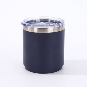 10oz Lightweight Stainless Steel Car Tumbler 240g with clear Lid Double Wall Vacuum Insulated Tea Coffee Drinking <b>Mug</b> - Product Image 4