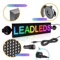 Pantalla Flexible Led a todo Color P4, aplicación Bluetooth para publicidad de coche, pantalla electrónica Led Smart Car Hd, pegatina para coche, Panel suave