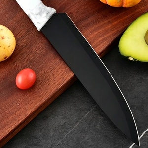 Ensemble de 7 couteaux de cuisine en acier inoxydable, couteau de chef, ciseaux de cuisine, couteaux de cuisine et accessoires pour la cuisine - Product Image 3