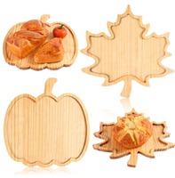 Hotselling, aanpasbare, luxe bamboe houten dienblad voor eten en fruit