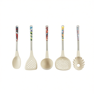 Juego de Utensilios de Cocina Excelsa de 5 Piezas de Nailon, Diseño Kimono Multicolor, Hecho en Italia - Product Image 3
