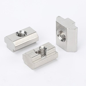 Accesorios para Perfiles de Aluminio, Tuerca Deslizante M4 a M24, Hexágono Interno Métrico, para Equipos Automatizados - Product Image 1