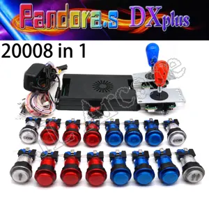 20008 in 1 Pandara Saga DX Box plus Kit fai da te Joystick a 5pin pulsante LED americano Arcade Console di gioco Bar