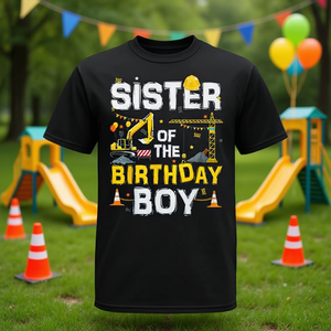 T-shirt de fête d'anniversaire pour la fratrie du gamin d'honneur ou de la équipe de construction - Product Image 3