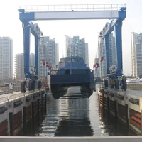 Grue à portique mobile pour le levage de yachts/bateaux, palan de levage de bateaux mobile, 500 tonnes, 350 tonnes, 300 tonnes, 200 tonnes, élévateur de voyage maritime