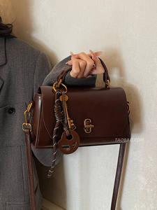 New Fashion Women's Handbags Single Cotton Lining PU Durable Small <b>Square</b> Bags for Travel - Product Image 3