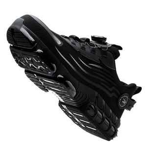 Rotary Button Safety Shoes Men Steel Toe Sneakers Puncture Proof Work Safety <b>Boots</b> <b>Air</b> Cushion Sport Work Shoes Anti-smash <b>Boots</b> - Product Image 6
