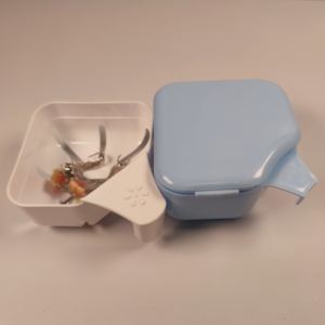 Scatola per il trasporto di protesi in stile europeo/ortodontico dentale/custodia da viaggio custodia da bagno per la protezione della bocca - Product Image 2