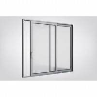Ventana Corredera de Aluminio Especial para Zonas Frías, Vidrio de Triple Capa, Aislamiento Térmico Superior, Antiescarcha