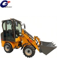 Caricatore Elettrico su Ruote da 1T: Benna da 0,4m³, Batteria 72V/200Ah, Connettore Rapido Idraulico, Cabina Chiusa.