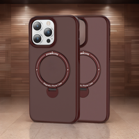 Coques de téléphone portable à chargement sans fil avec support rotatif à 360 degrés, étui de téléphone personnalisé pour iPhone 15 14 13 12 Plus