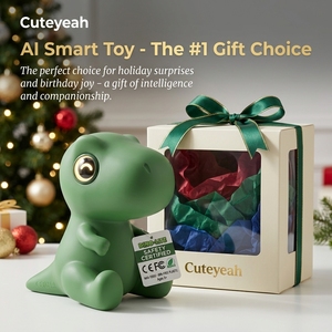 Peluche intelligente T-Rex <span class=keywords><strong>dinosaure</strong></span> Cuteyeah avec IA, jouet Montessori parlant pour enfants, cadeau d'anniversaire, déballage personnalisé - Product Image 1