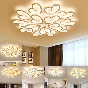 Luce da soffitto a LED stile moderno europeo semplice arte creativa fiore facile pendente pendente cordico - Product Image 2