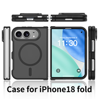 Coque arrière mate givrée pour iPhone DUO avec aimants puissants intégrés, protection des quatre coins, bord surélevé, surface anti-chute, coque Duo
