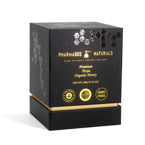 Kundendefinierter Logodruck starre luxus-Geschenkbox aus Karton für Honigflasche Honigglas Verpackung für Honig - Product Image 2