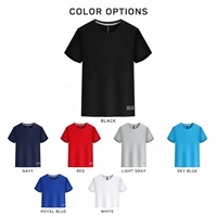 T-shirt de course unisexe en gros, marque privée, tricoté, motif étoilé, couleur unie, long, respirant, séchage rapide, athlétique, grandes tailles S-4XL, OEM