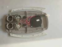 Bus pièces intérieures double évent pour bus avec lampe HC-B-12144-1