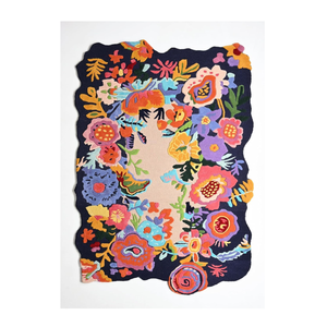 Tapis colorés personnalisés en laine, tapis tuftés spéciaux découpés, tapis antidérapants pour la décoration intérieure, l'Inde a personnalisé votre - Product Image 1