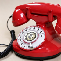 Téléphone rotatif rétro vintage antique - Téléphone filaire d'intérieur pour hôtel