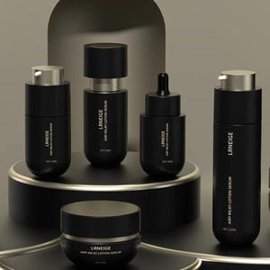 Set di <span class=keywords><strong>Packaging</strong></span> in Vetro per Cosmetici: Vasetto per Crema da 30, 50, 100 g, Flacone Contagocce per Olio per Capelli da 30 ml, Flacone per Lozione con Pompa a Pressione Esclusiva da 50, 100, 120 ml - Product Image 2