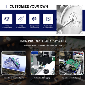 Bay UV 3W 5W 10W CE tốc độ cao tự động tập trung túi nhựa chai nước thủy tinh khắc jpt nước làm mát bằng <span class=keywords><strong>laser</strong></span> đánh dấu máy - Product Image 4