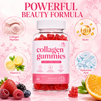 Gummies à la biotine, au collagène et à la kératine avec des vitamines |   Gummies de collagène et biotine à marque privée pour l'éclat des cheveux