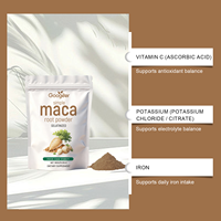 Polvo de Raíz de Maca OEM ODM con Vitamina C, Potasio, Hierro y Zinc para Energía, Resistencia y Equilibrio Hormonal, Personalizado