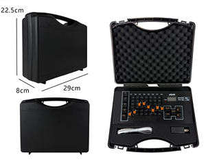 Beginner Friendly Mini <b>DMX</b> <b>Lighting</b> Console Battery Powered Controller for Classroom Practice Easy Manual <b>Lighting</b> Control - Product Image 1