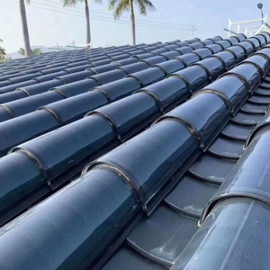 Panel <span class=keywords><strong>Solar</strong></span> Circular de 120W 18V, Celda Sunpower HJT, Tubo de Vidrio Cilíndrico de Fábrica China para Farolas, Mástil para Iluminación Urbana - Product Image 1