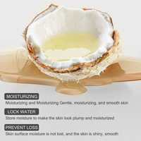 Crème hydratante pour le visage et les mains et les pieds à l'acide hyaluronique et au collagène, soin de la peau, adoucissante, huile de coco biologique