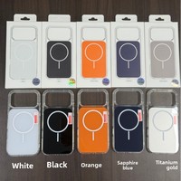 Coque de téléphone portable populaire en TPU acrylique à absorption magnétique, design épuré, antichute pour iPhone 18 17 16 15 14 13 12 11 Pro Max