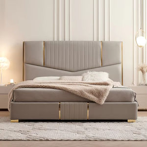 Home Bedroom Furniture Set Queen Bed Frame Double Single king Size Letto <strong>Camas</strong> Matrimonial Muebles <strong>De</strong> Dormitorio Up-holstered - Product Image 1