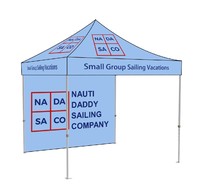 Tente Maxcanopy Tente indéchirable avec logo personnalisé, tente d'exposition avec housse de pluie en tissu Oxford 500d