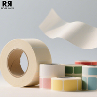 Etiquetas Térmicas Impermeables de Diseño Personalizado, Etiquetas de Envío Autoadhesivas, Rollos de Embalaje, Impresión CMYK de Tamaño Personalizado