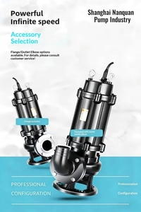 Pompe submersible haute pression 3HP à haut rendement énergétique, 68% <span class=keywords><strong>BEP</strong></span>, impeller SS304, compatible VFD, pour eaux usées, IP68, 380V, 42m³/h - Product Image 3